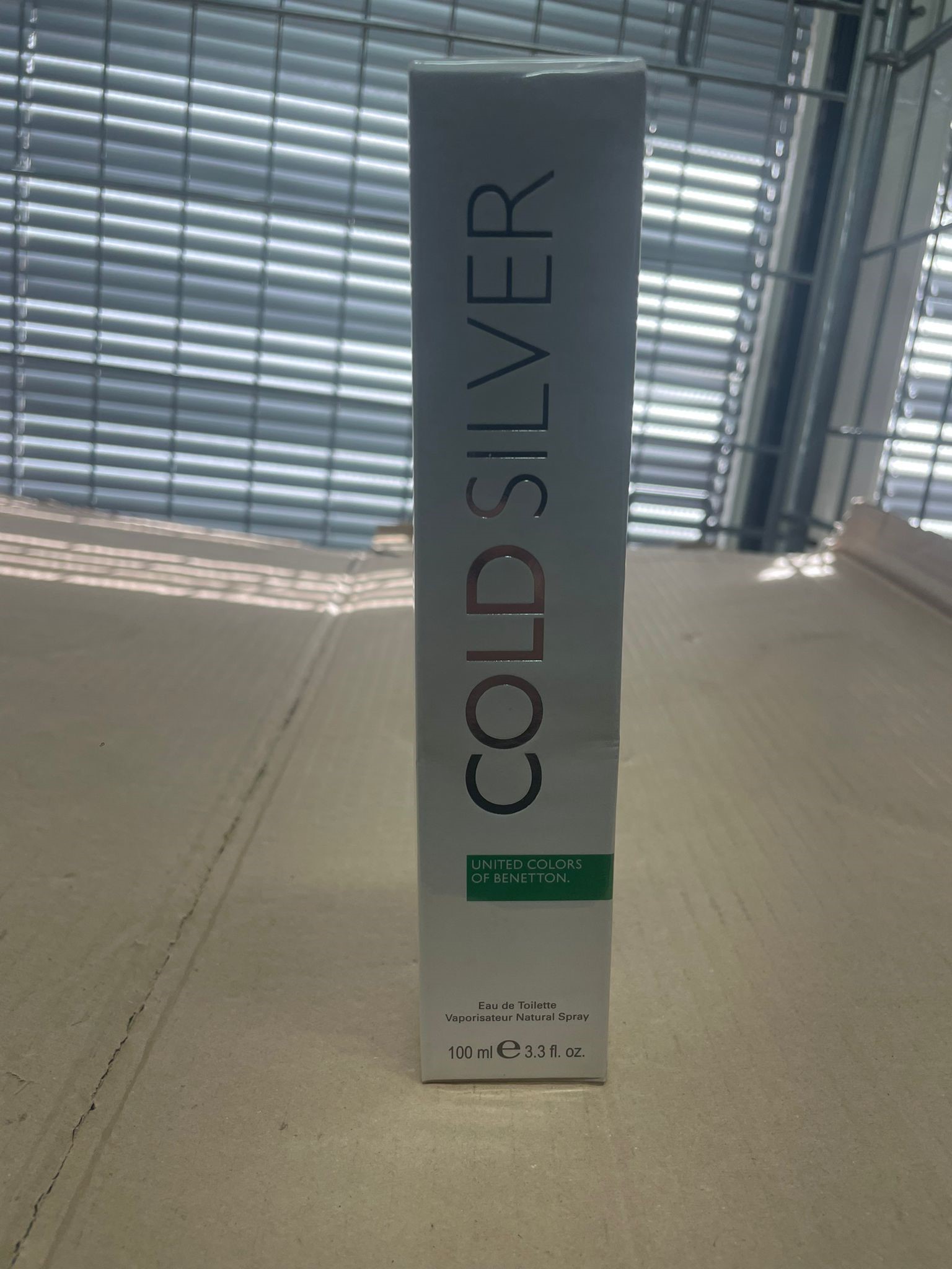 Official image of Eau de toilette ; BENETTON ; Cold Silver published by OECD 3
