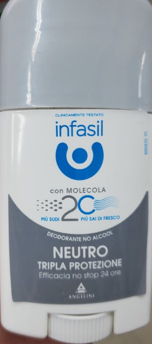 Official image of Deodorant ; INFASIL ; Neutro tripla protezione con molecola 2C published by OECD 2