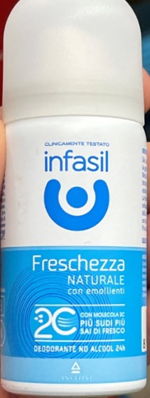 Official image of Deodorant ; INFASIL ; Freschezza naturale con emollienti published by OECD