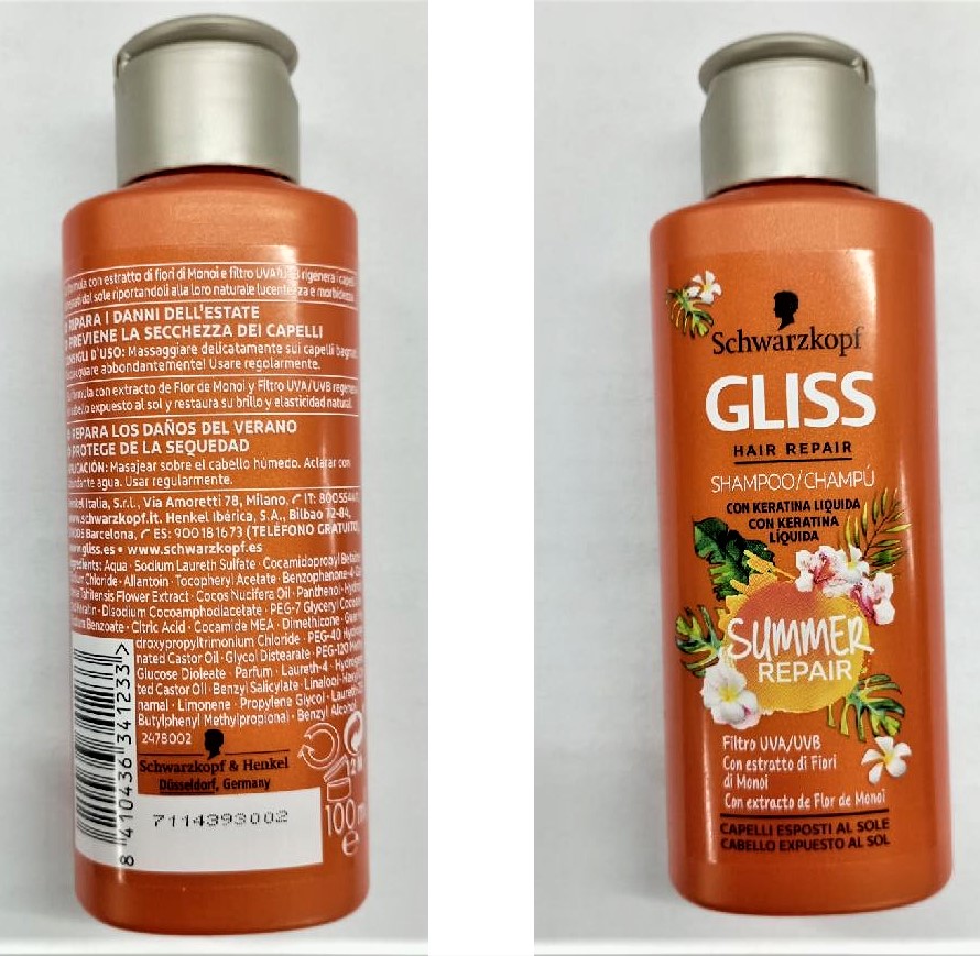 Official image of Shampoo ; Schwarzkopf ; Gliss - hair repair - shampoo/champù published by OECD