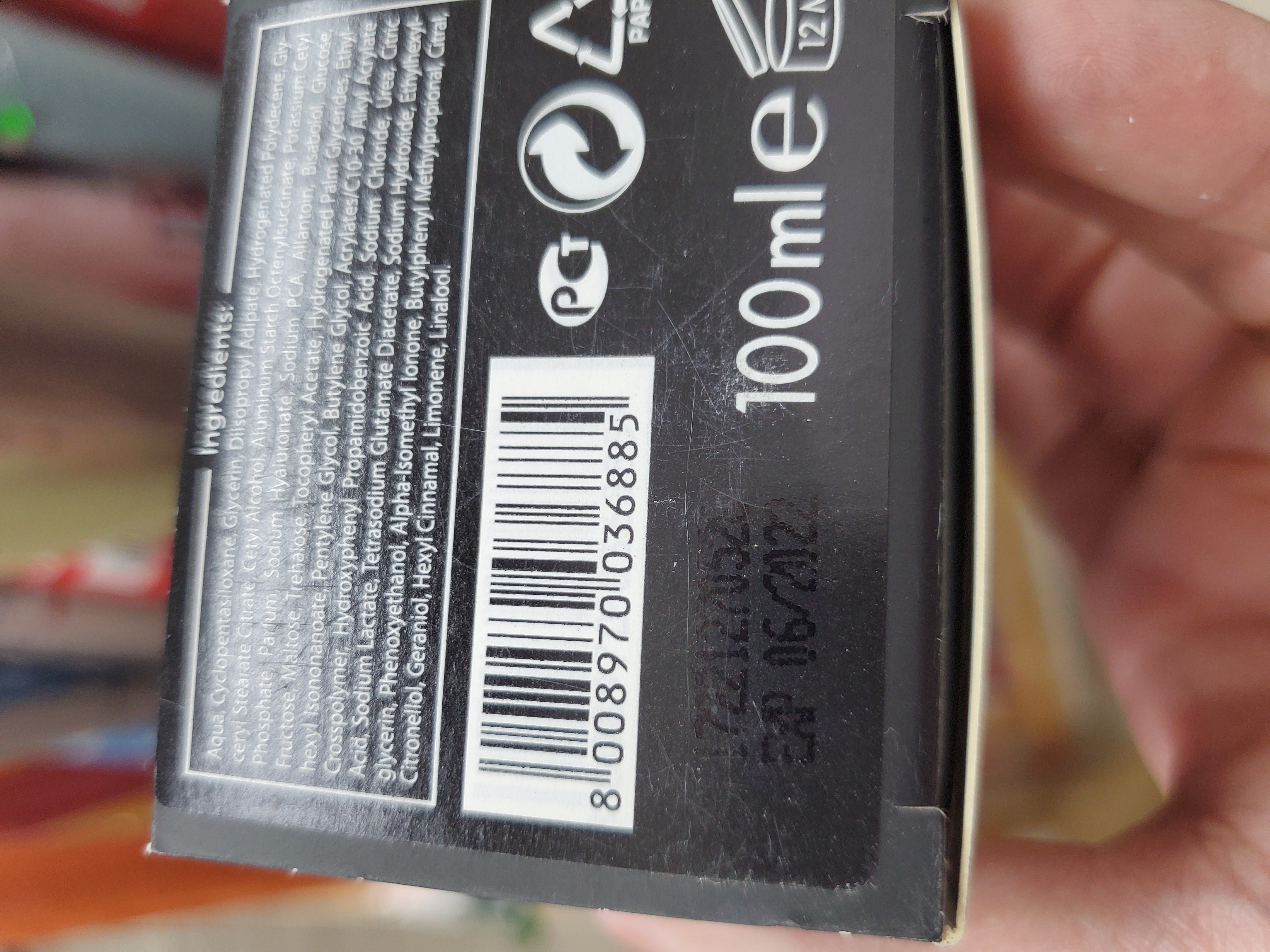 Official image of Aftershave balm ; DENIM ; Original published by OECD 2