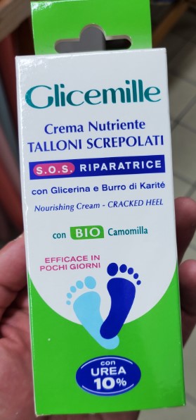 Official image of Foot cream ; GLICEMILLE ; Crema nutriente talloni screpolati published by OECD 4