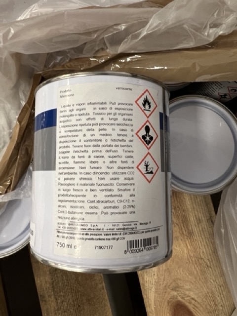 Official image of Varnish ; BOERO ; Smalto ferromicaceo ad effetto antichizzante , published by OECD 3