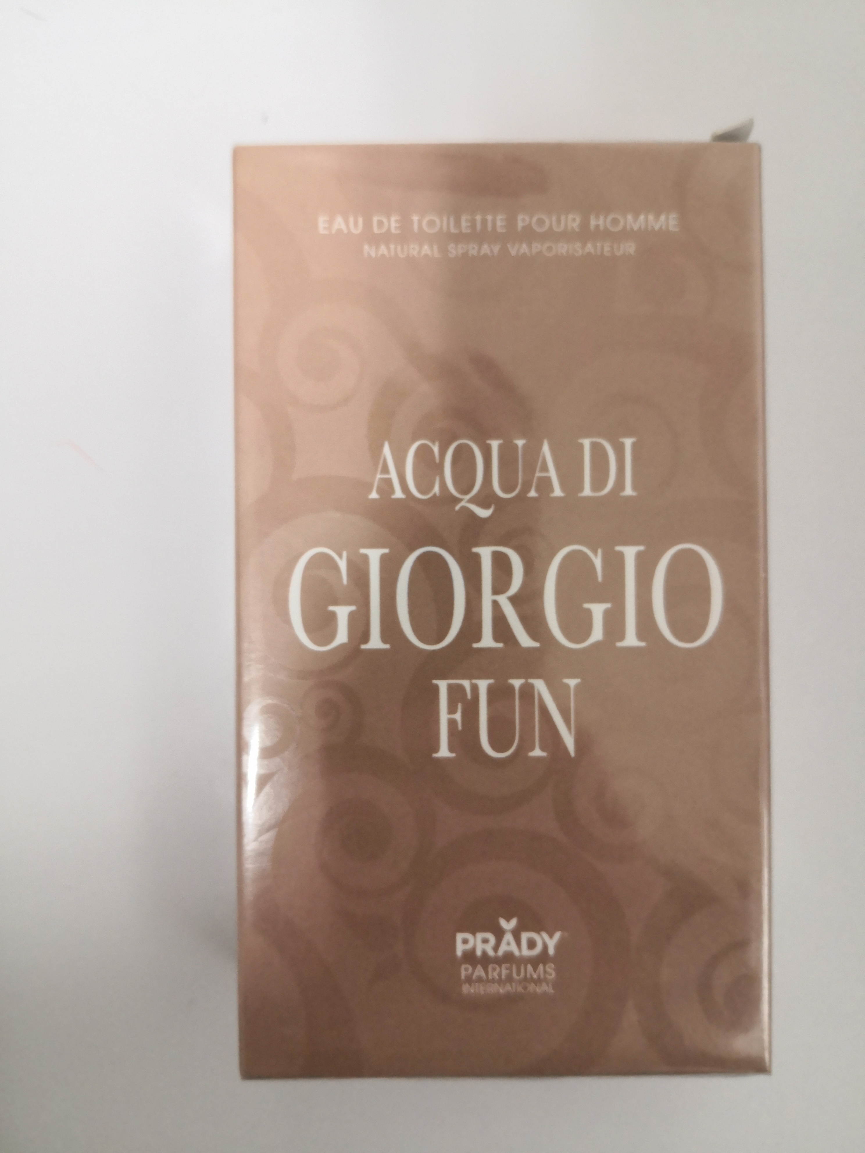 Official image of Eau de toilette ; Prady Parfums ; Acqua di Giorgio Fun published by OECD
