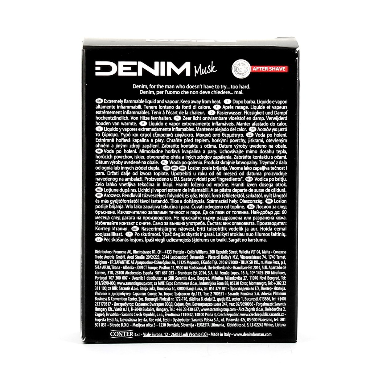 Official image of Aftershave ; DENIM ; Denim Musk published by OECD 2