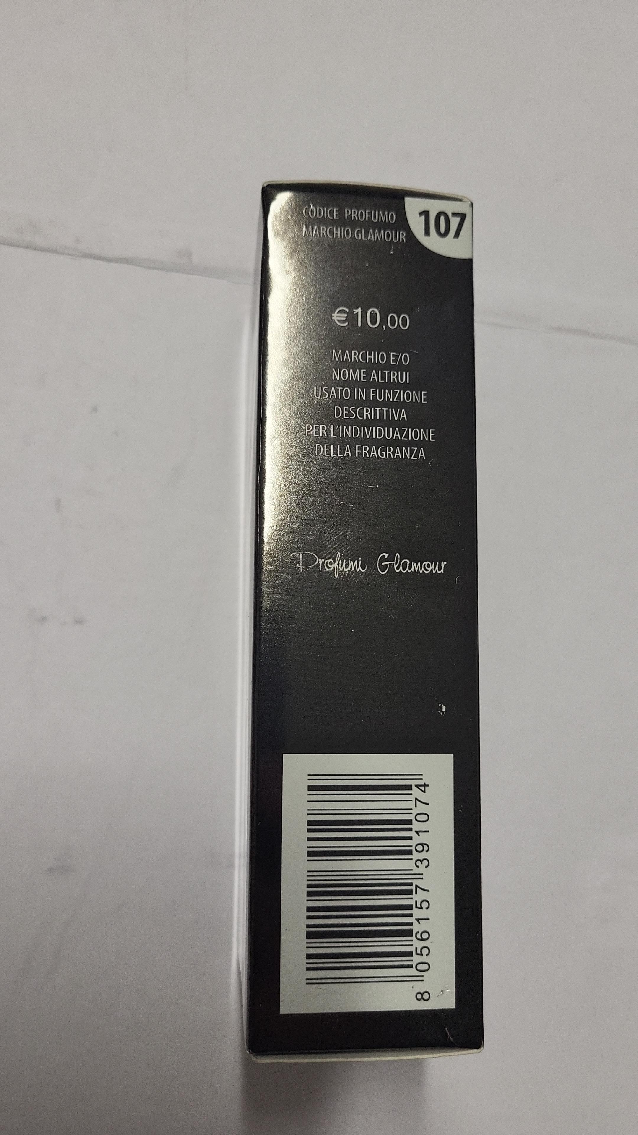 Official image of Eau de toilette ; profumi Glamour ; Man Black published by OECD 4