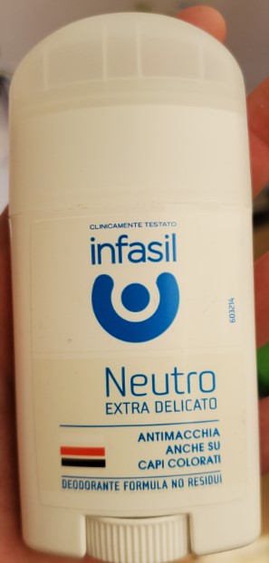 Official image of Deodorant ; INFASIL ; Neutro extra delicato published by OECD 2