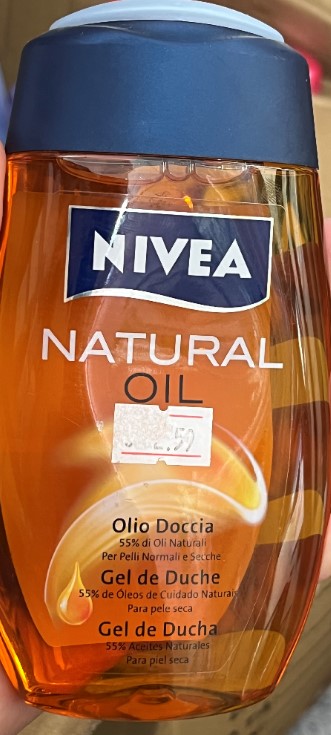 Official image of Shower oil ; Nivea ; Natural Oil published by OECD