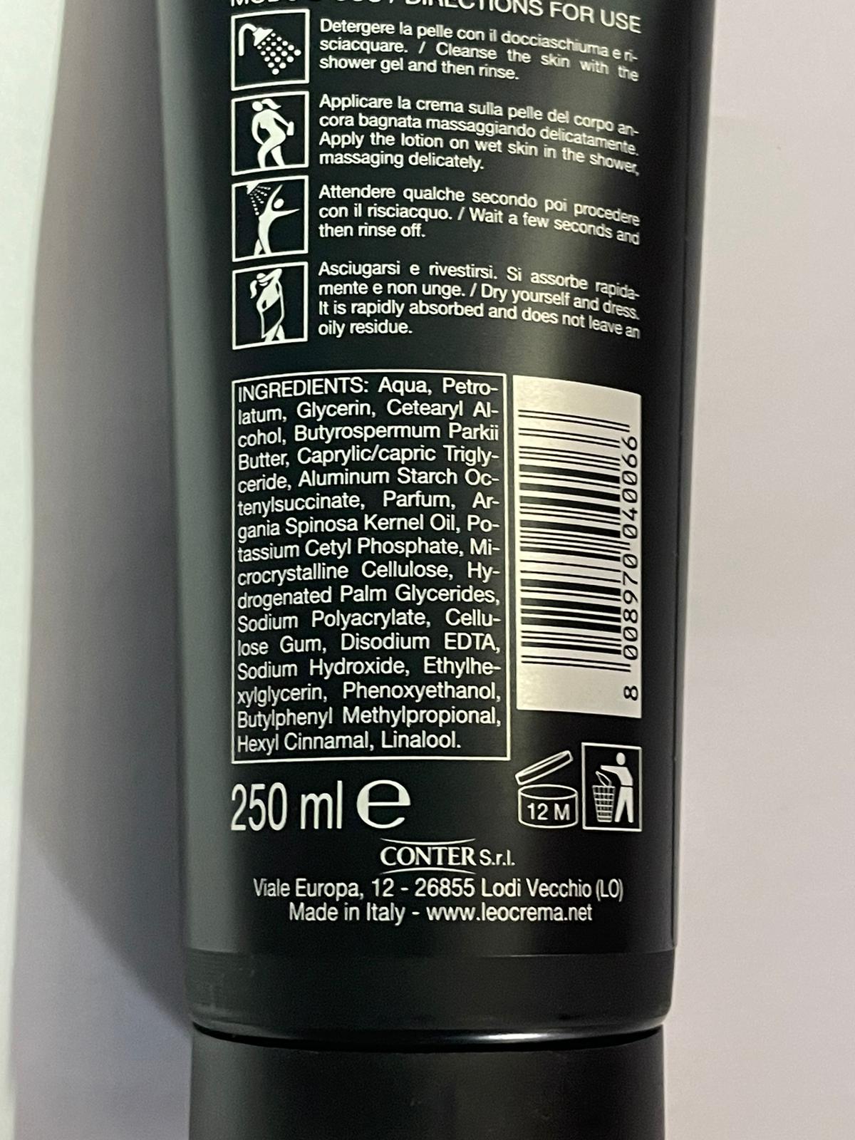 Official image of Body lotion ; Leocrema ; Crema Corpo setificante published by OECD 3