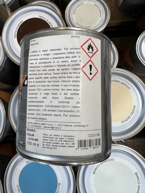 Official image of Varnish ; BOERO ; Smalto brillante published by OECD 5