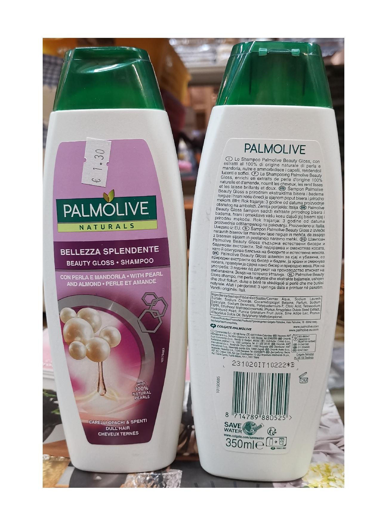 Official image of Shampoo ; Palmolive ; Bellezza Splendente published by OECD