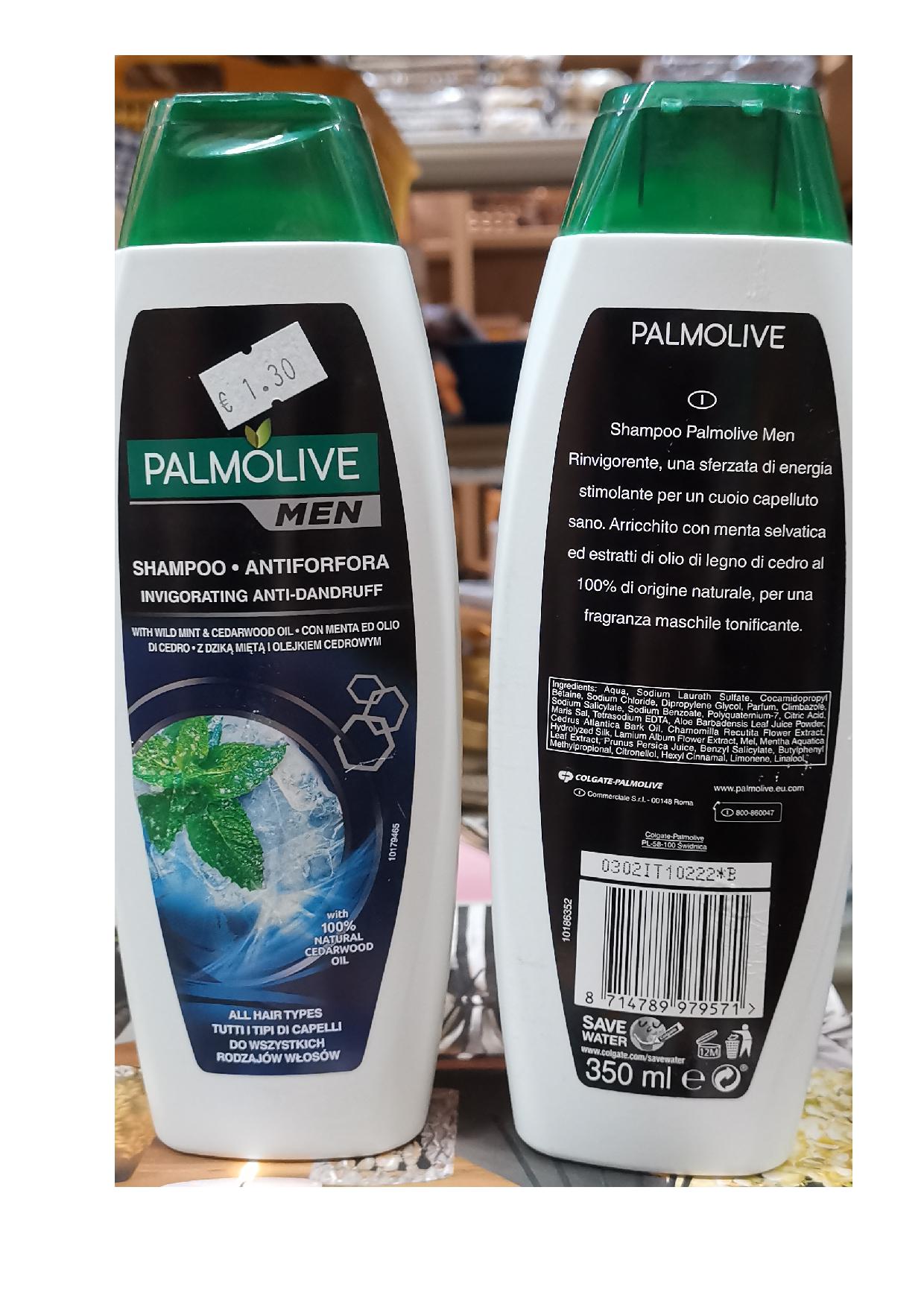 Official image of Shampoo ; Palmolive ; Palmolive Men published by OECD