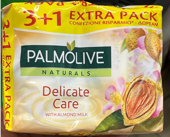 Official image of Soap ; Palmolive ; Naturals Saponette 3 + 1 extra pack published by OECD