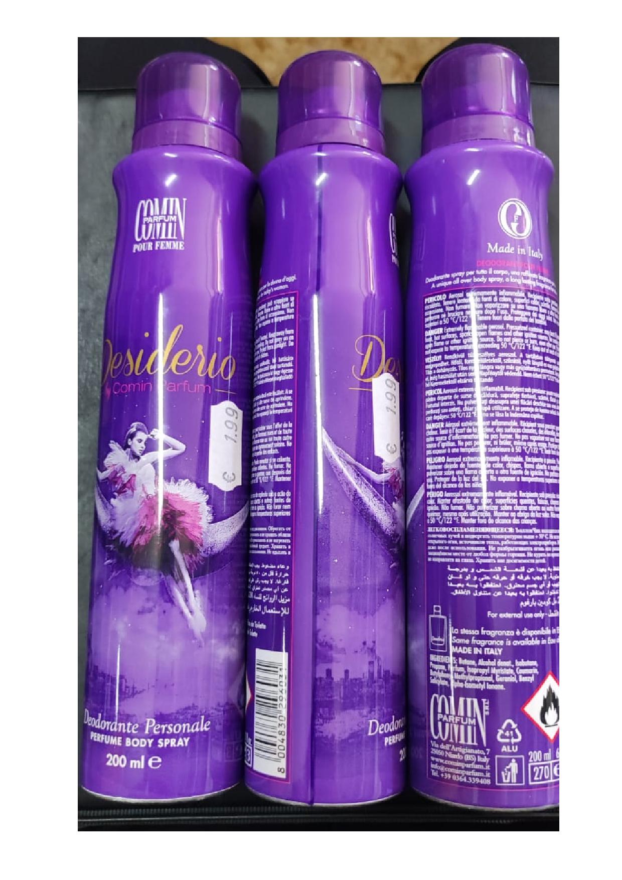 Official image of Perfume ; COMIN ; Desiderio published by OECD