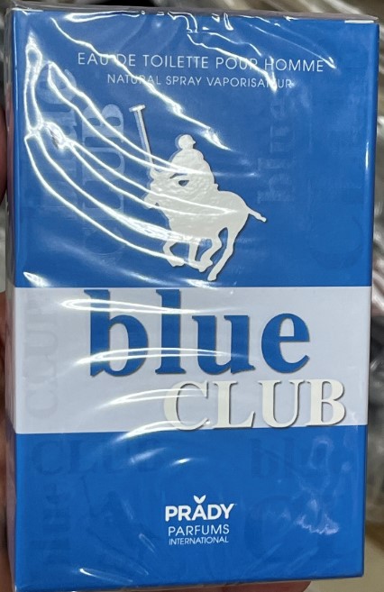 Official image of Eau de toilette ; Prady Parfums ; Blue club published by OECD