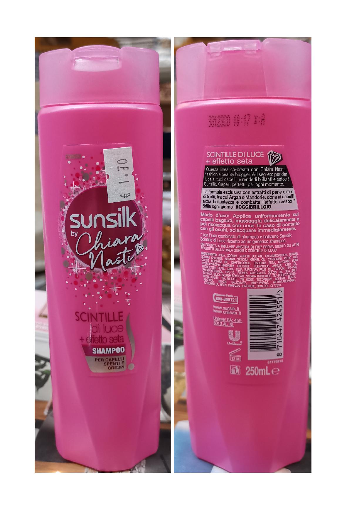 Official image of Shampoo ; Sunsilk ; Scintille di luce published by OECD