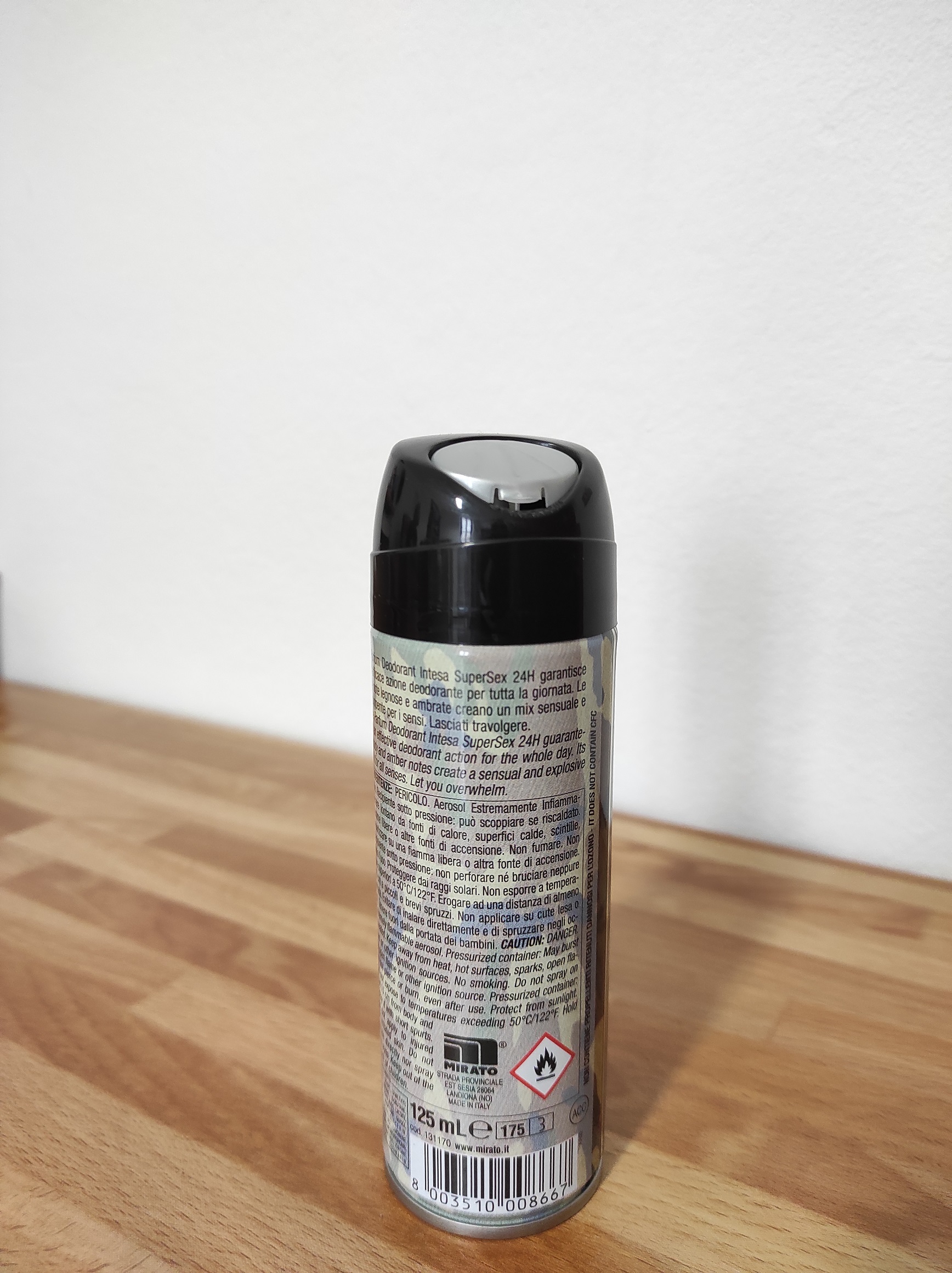 Official image of Deodorant spray ; INTESA ; Sex Unisex published by OECD 3