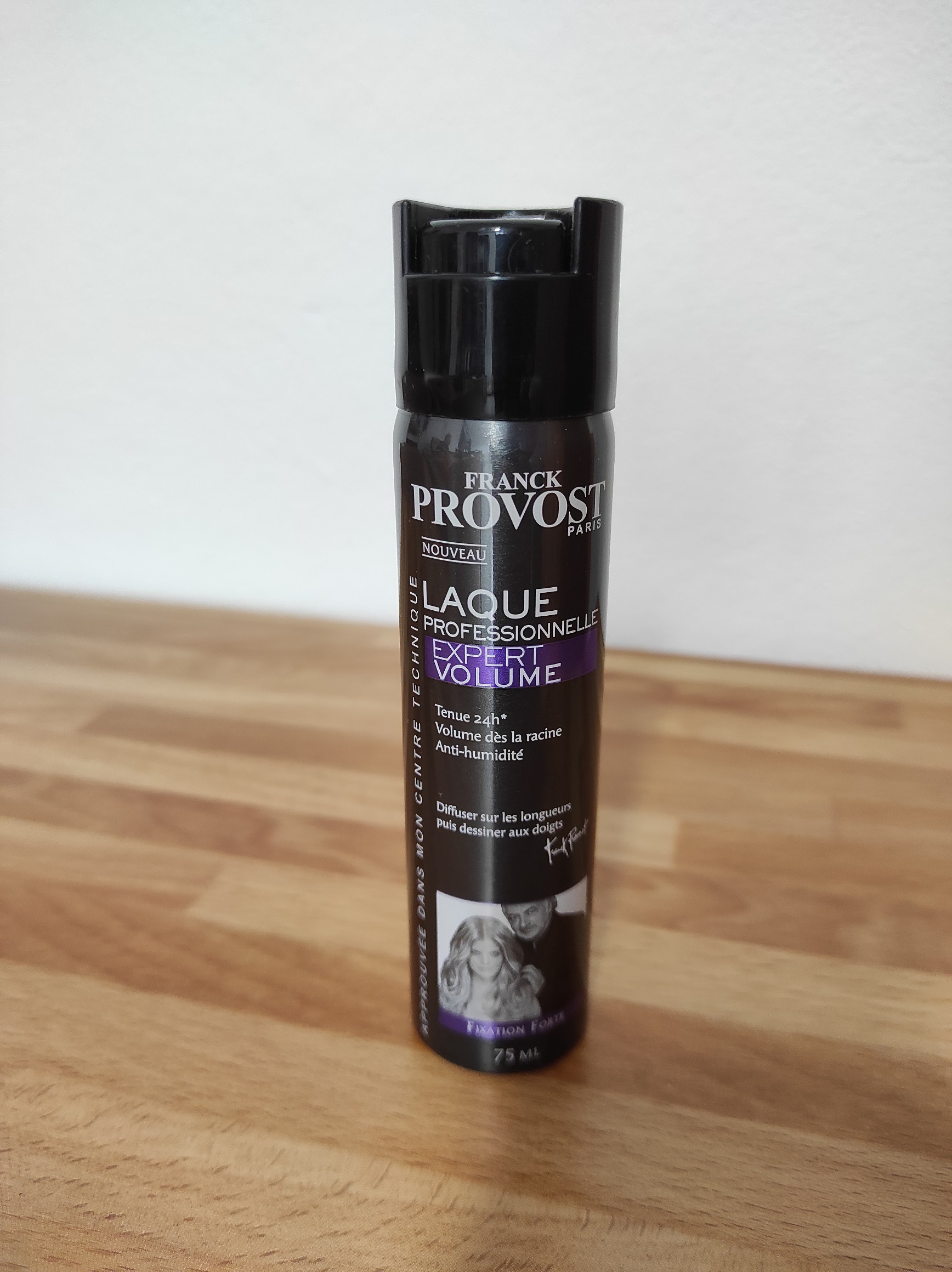 Official image of Hairspray ; Franck Provost Paris ; Laque professionnelle expert volume published by OECD 3
