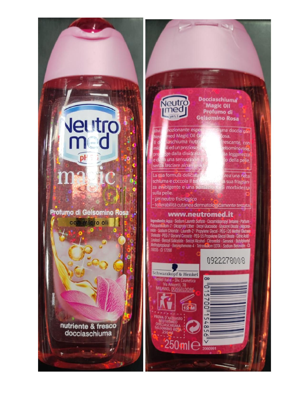 Official image of Shower oil foam ; NEUTRO MED ; Magic published by OECD