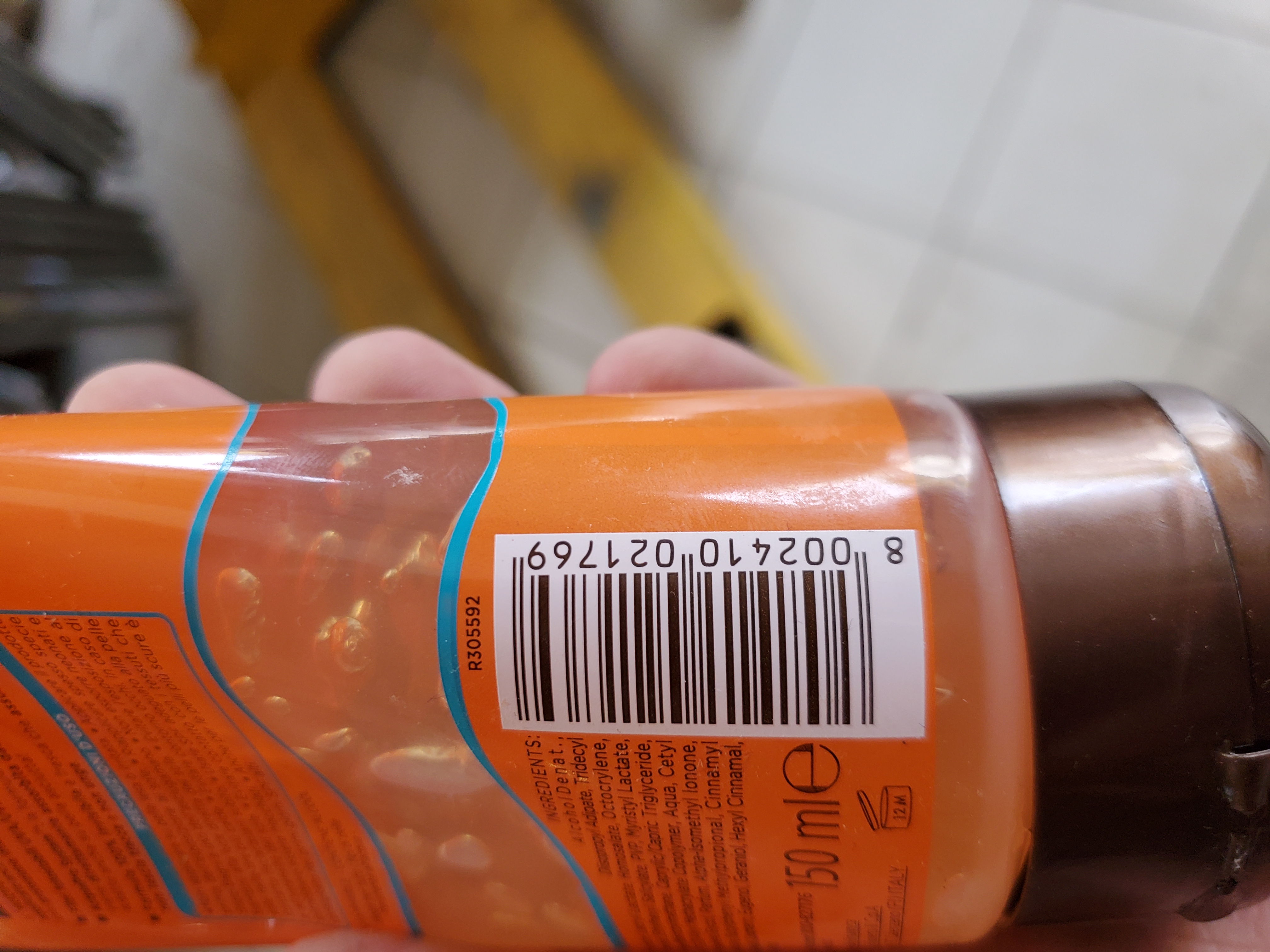 Official image of Sunscreen gel ; BILBOA ; Invisible Gel solare published by OECD 2