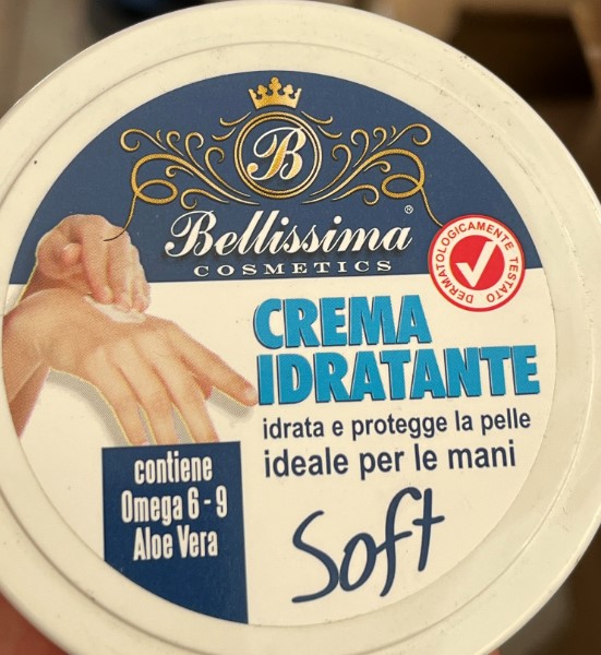 Official image of Moisturising cream ; Bellissima Cosmetics ; published by OECD