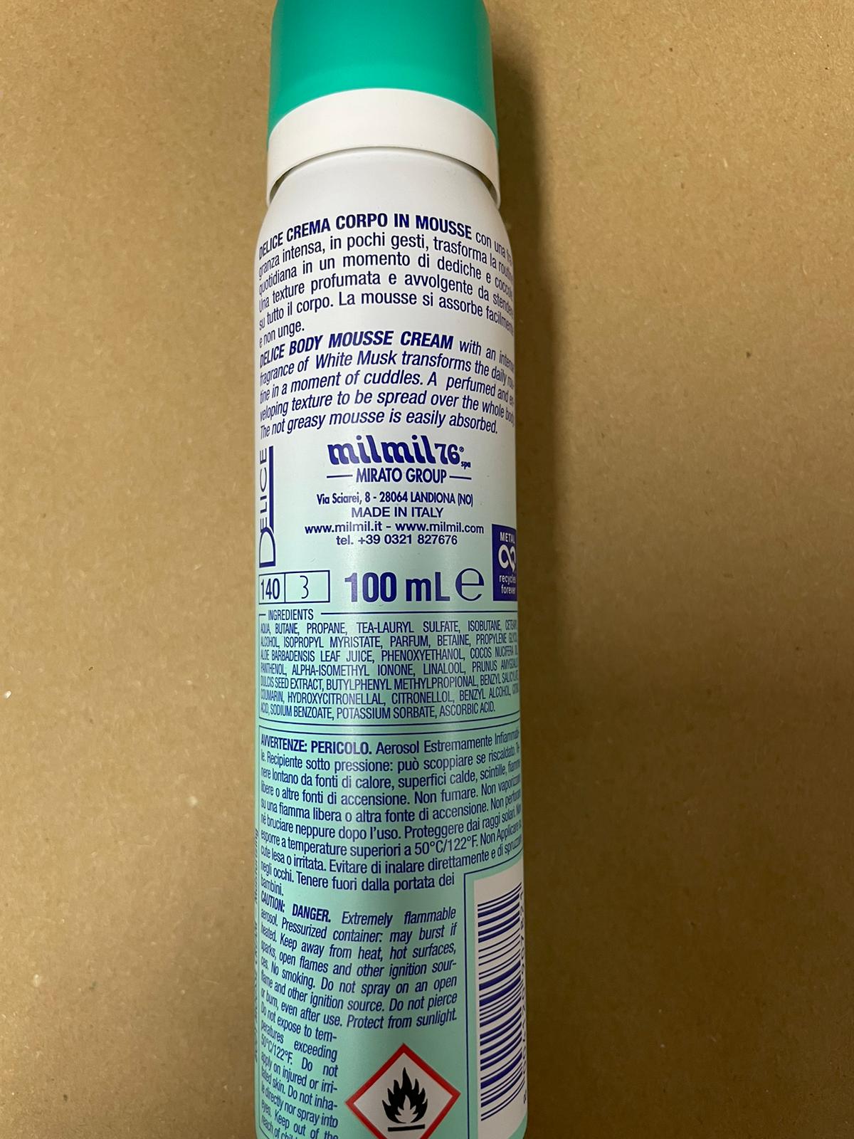 Official image of Body cream ; DELICE ; Daybyday published by OECD 2