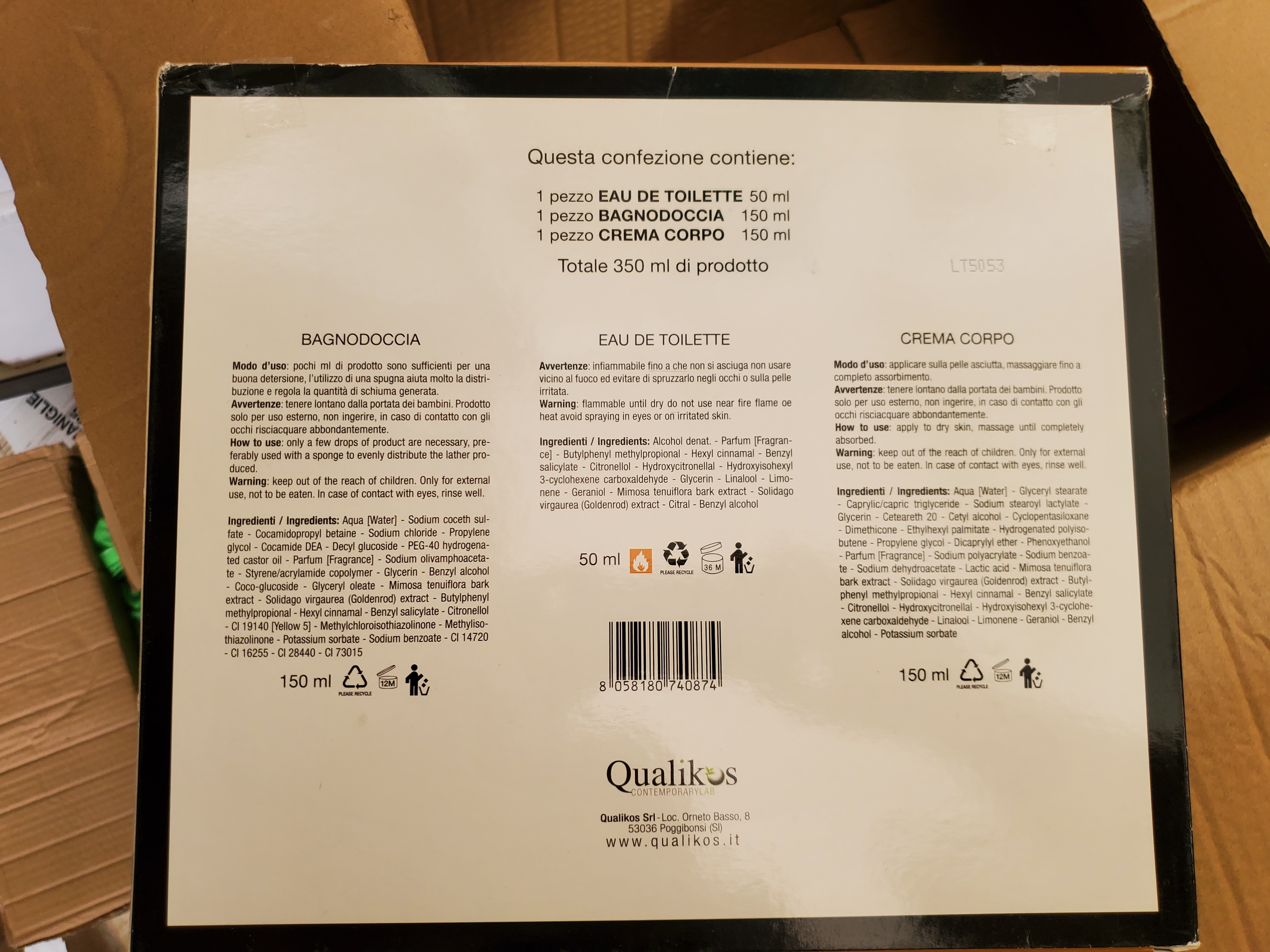 Official image of Beauty set ; Qualikos ; Essance of love Ever e Real published by OECD