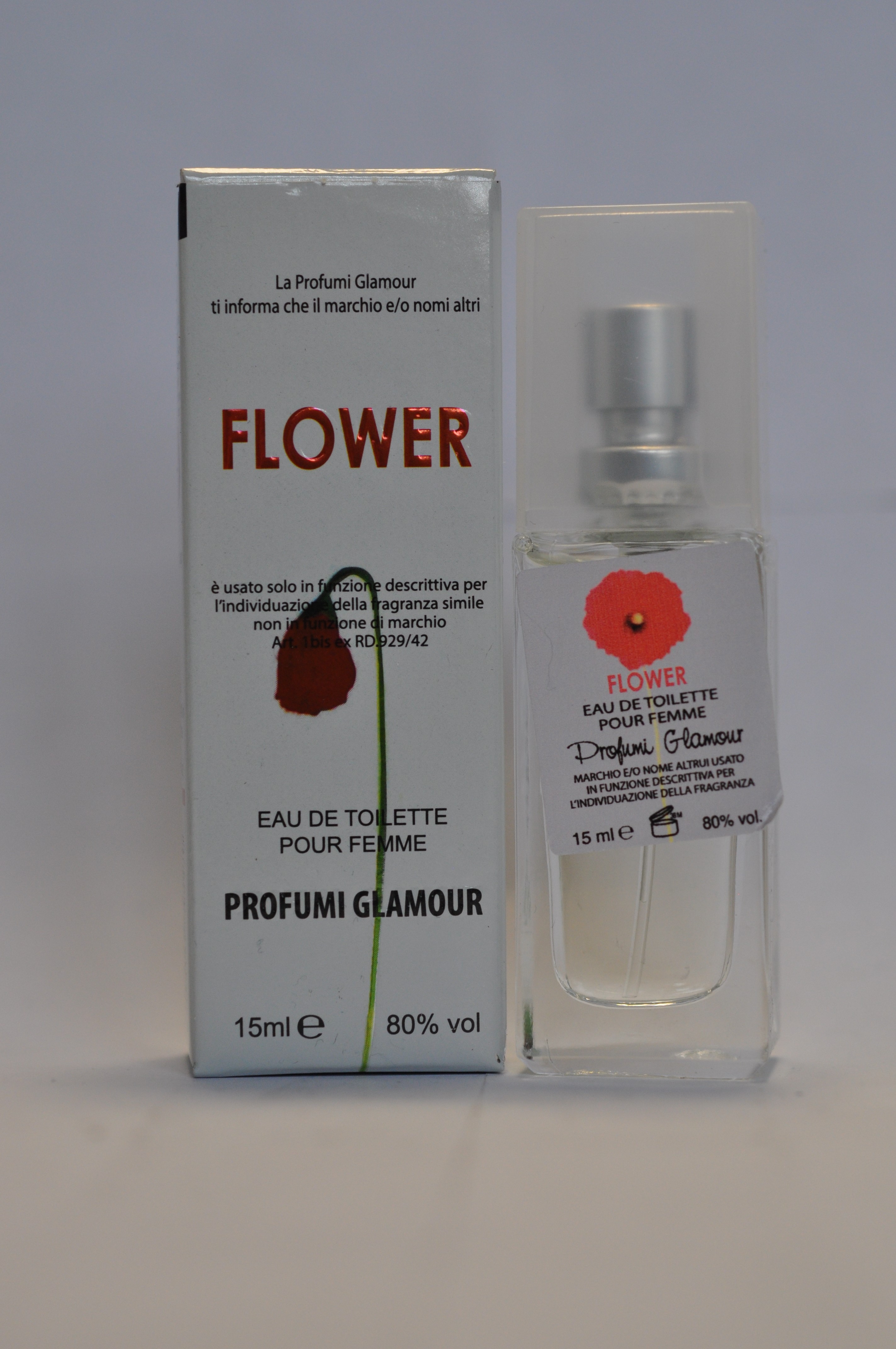 Official image of Eau de toilette ; Glamour profumi ; Flower published by OECD 3