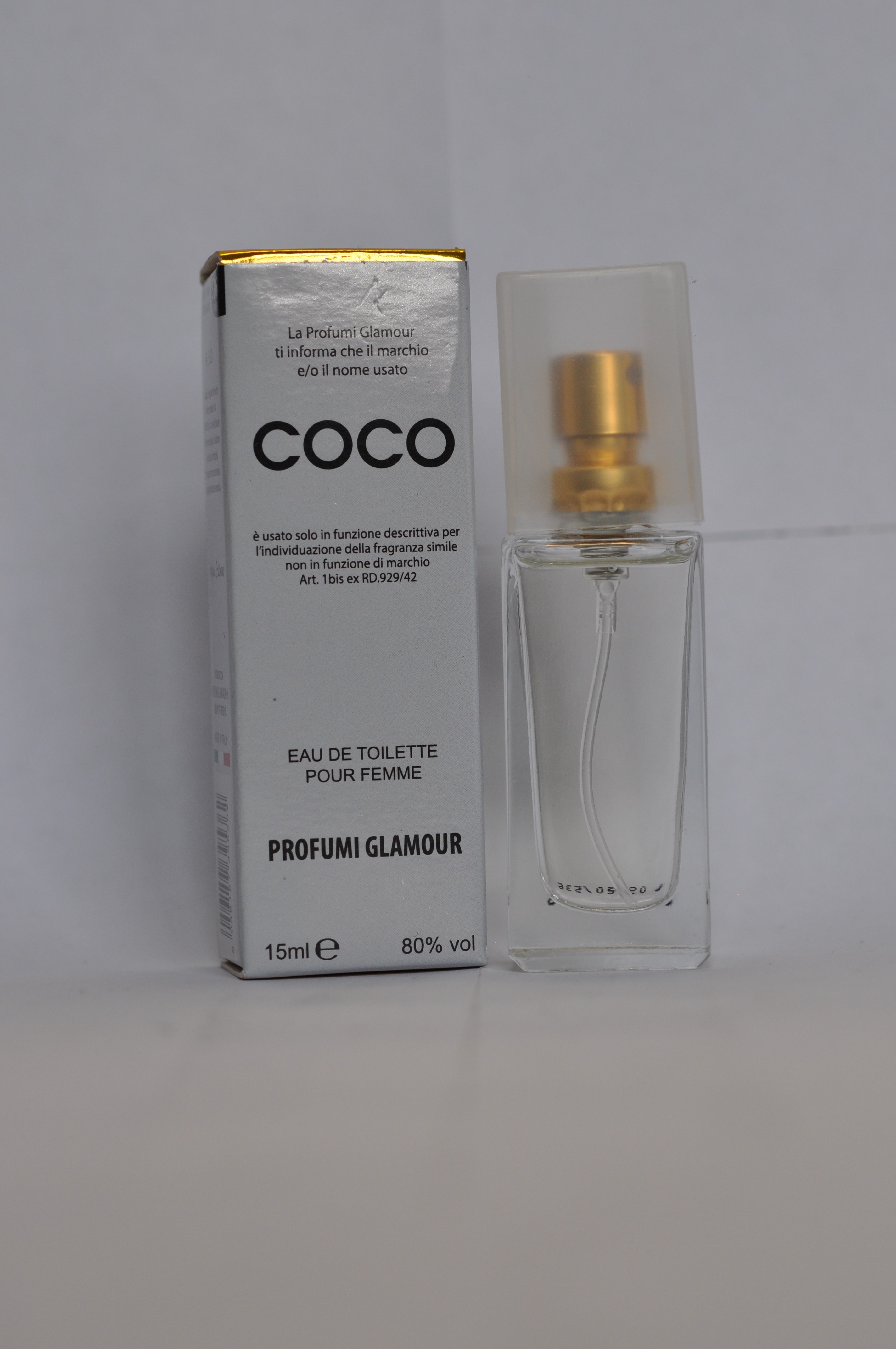 Official image of Eau de toilette ; Glamour profumi ; Coco published by OECD 4