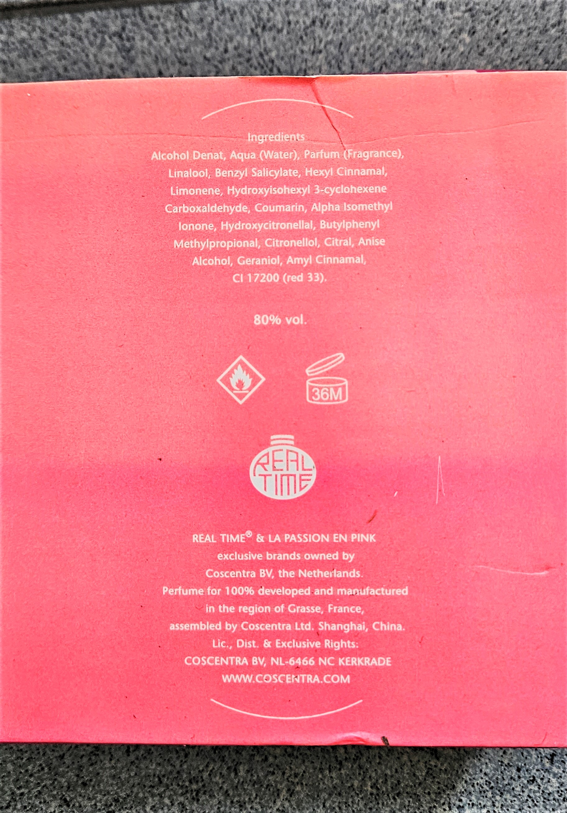 Official image of Perfume ; REAL TIME ; La Passion en Pink published by OECD 3