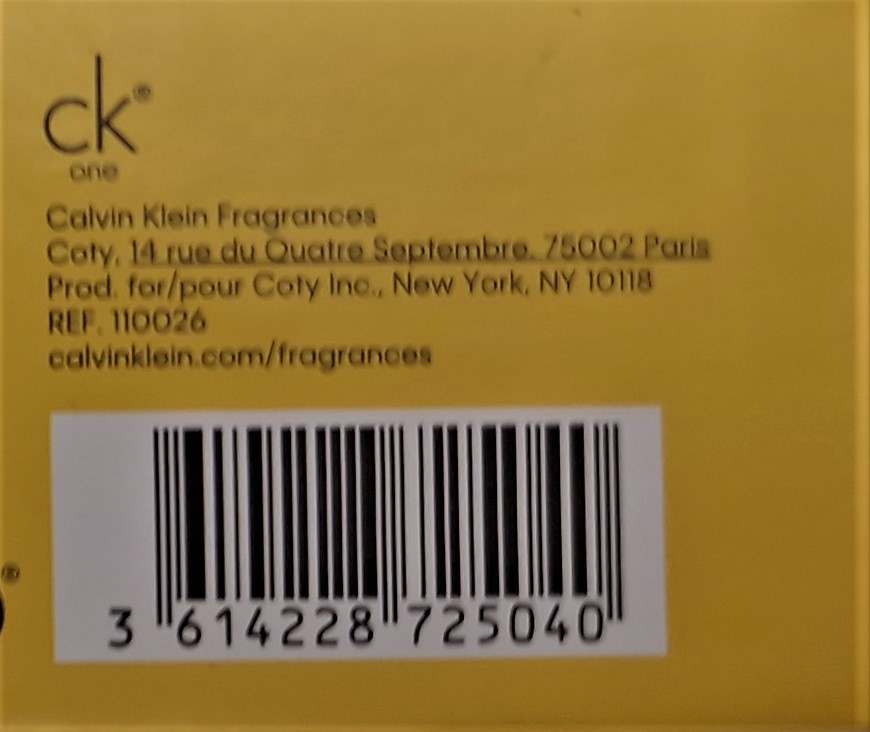 Official image of Eau de toilette and body foam set ; Calvin Klein ; One published by OECD 4