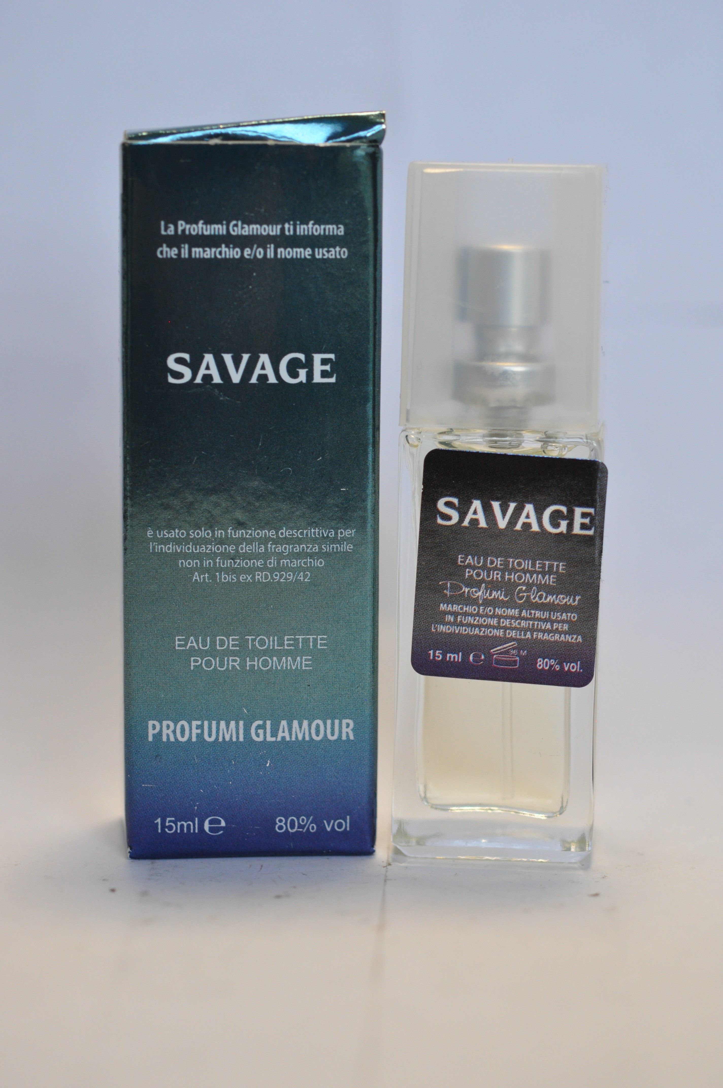 Official image of Eau de toilette ; Glamour profumi ; Savage published by OECD 3