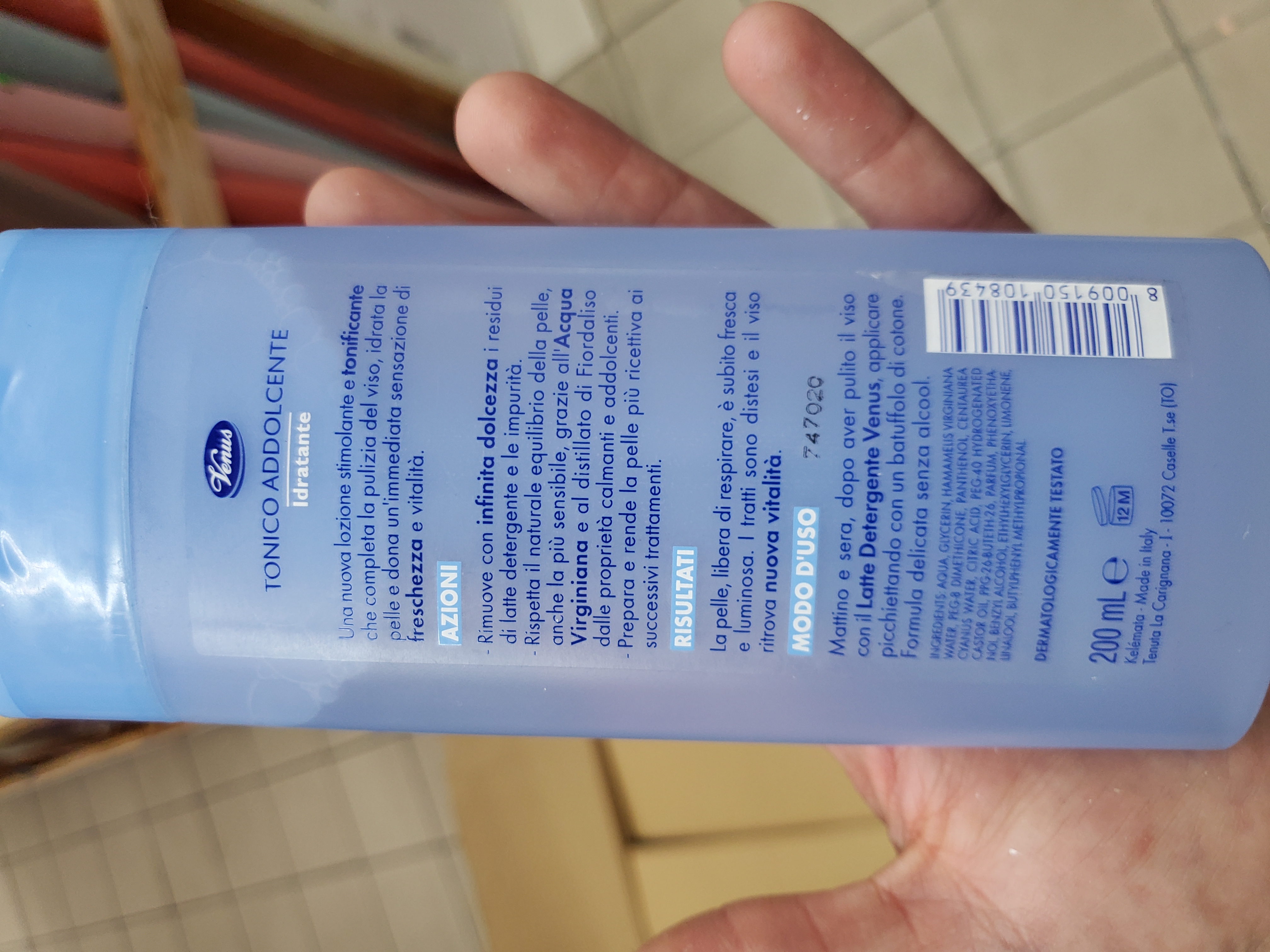 Official image of Face tonic ; Venus ; Idratante published by OECD