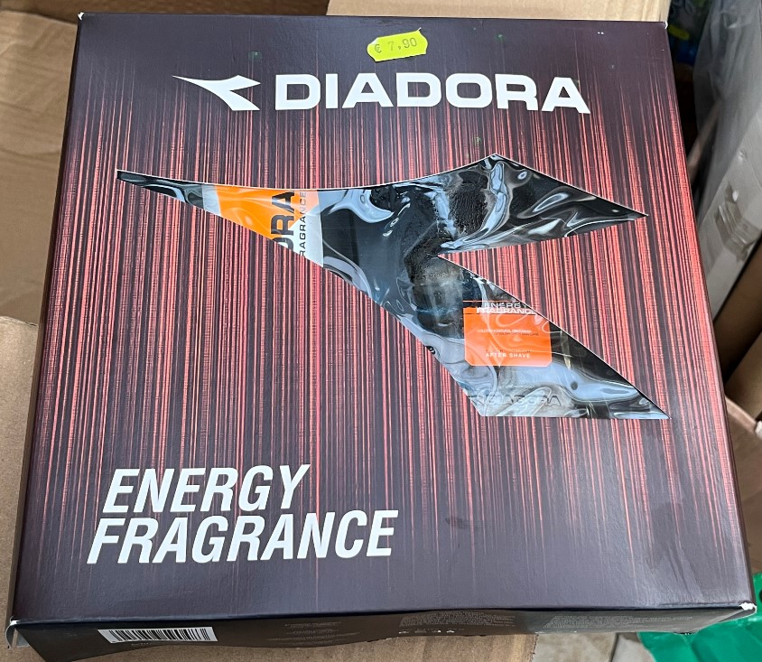 Official image of Cosmetics set ; Diadora ; Energy Fragance published by OECD
