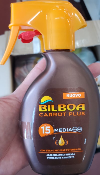 Official image of Sunscreen ; BILBOA ; Carrot Plus Latte solare protezione 15 media published by OECD 4