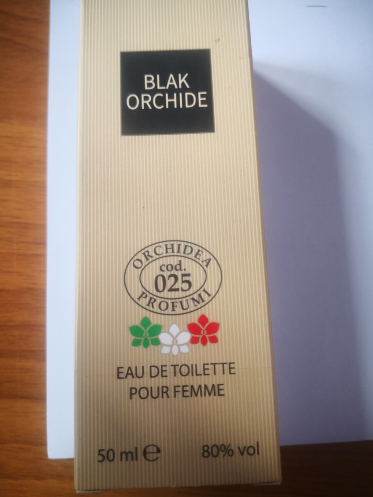 Official image of Eau de toilette ; Orchidea Profumi ; Blak Orchide published by OECD