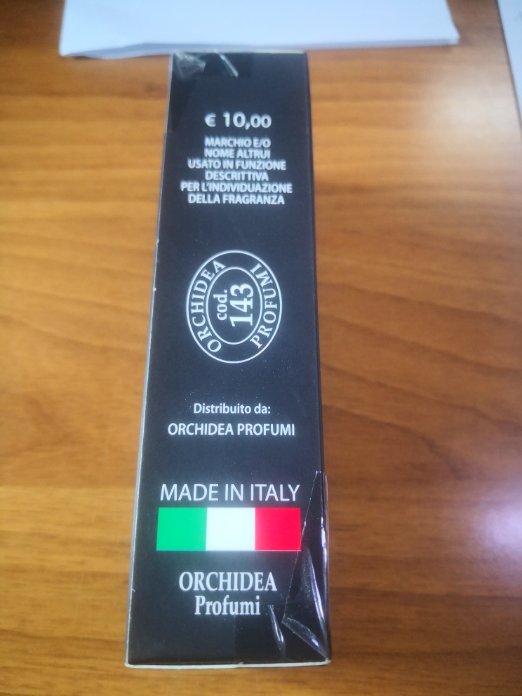 Official image of Perfume ; Orchidea Profumi ; Scent Intense published by OECD 5