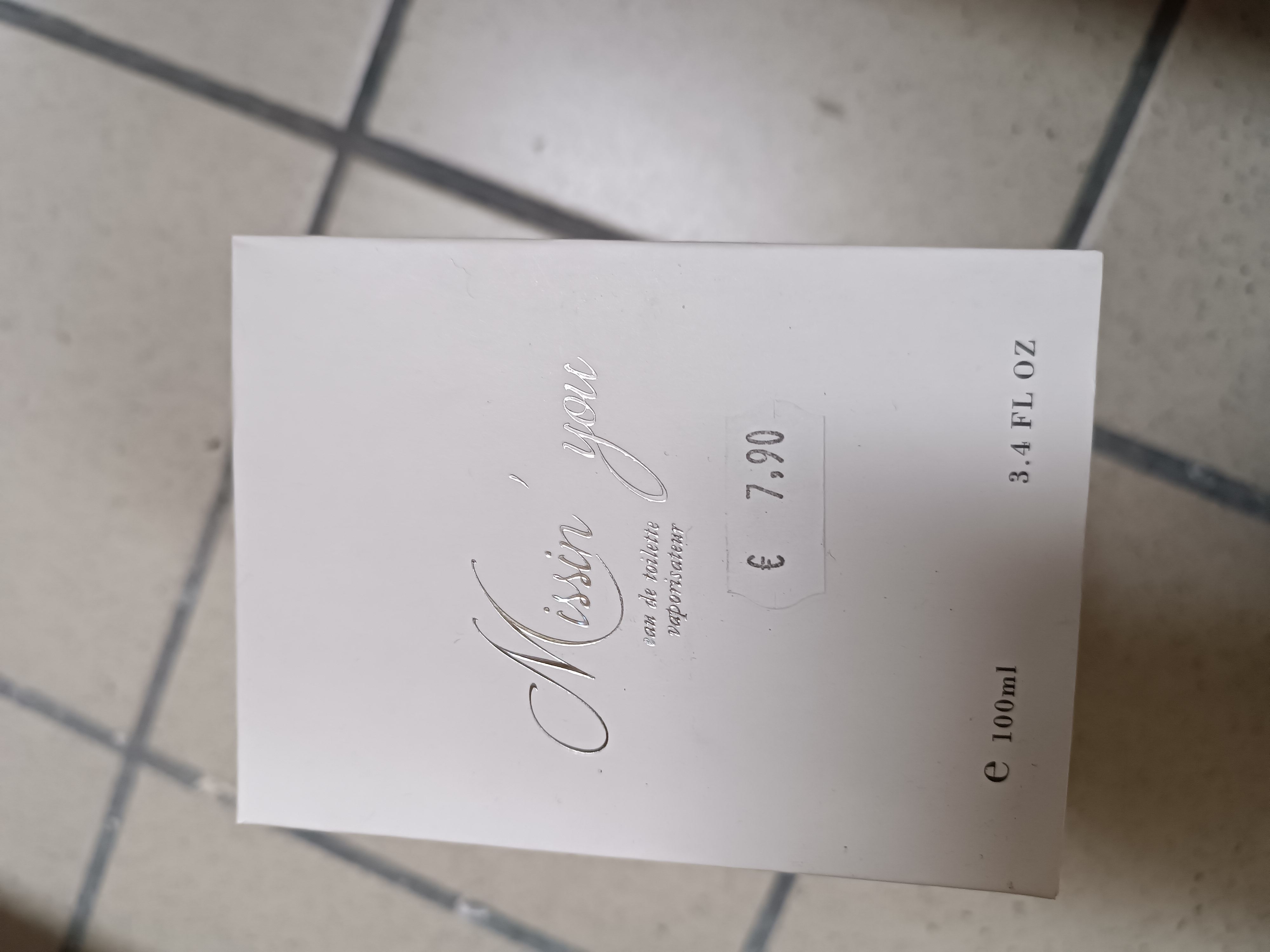 Official image of Eau de toilette ; Unknown ; Missin you published by OECD