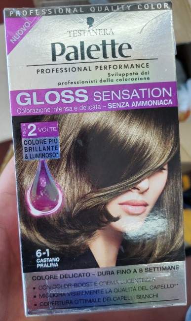 Official image of Hair dye ; TESTANERA ; Palette professional performance gloss sensation published by OECD 5