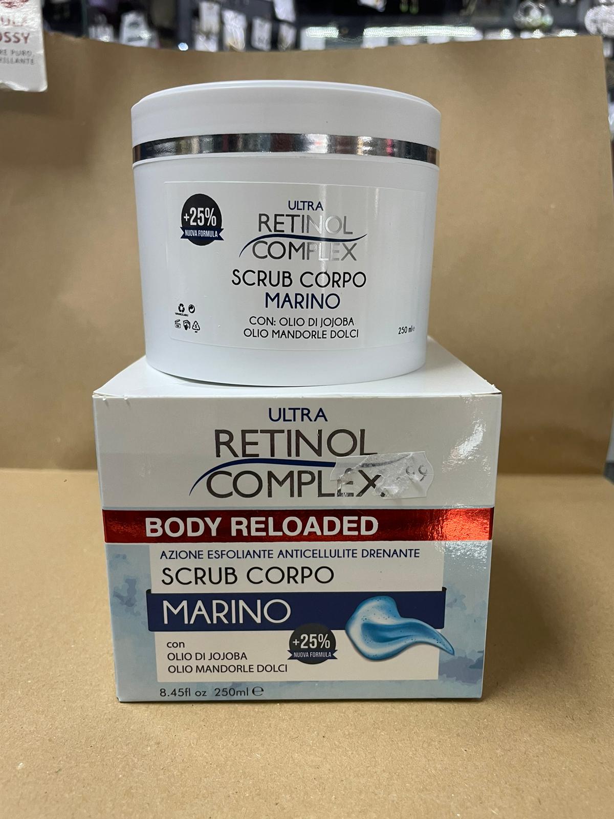 Official image of Body cream ; Ultra retinol complex ; Scrub corpo marino published by OECD