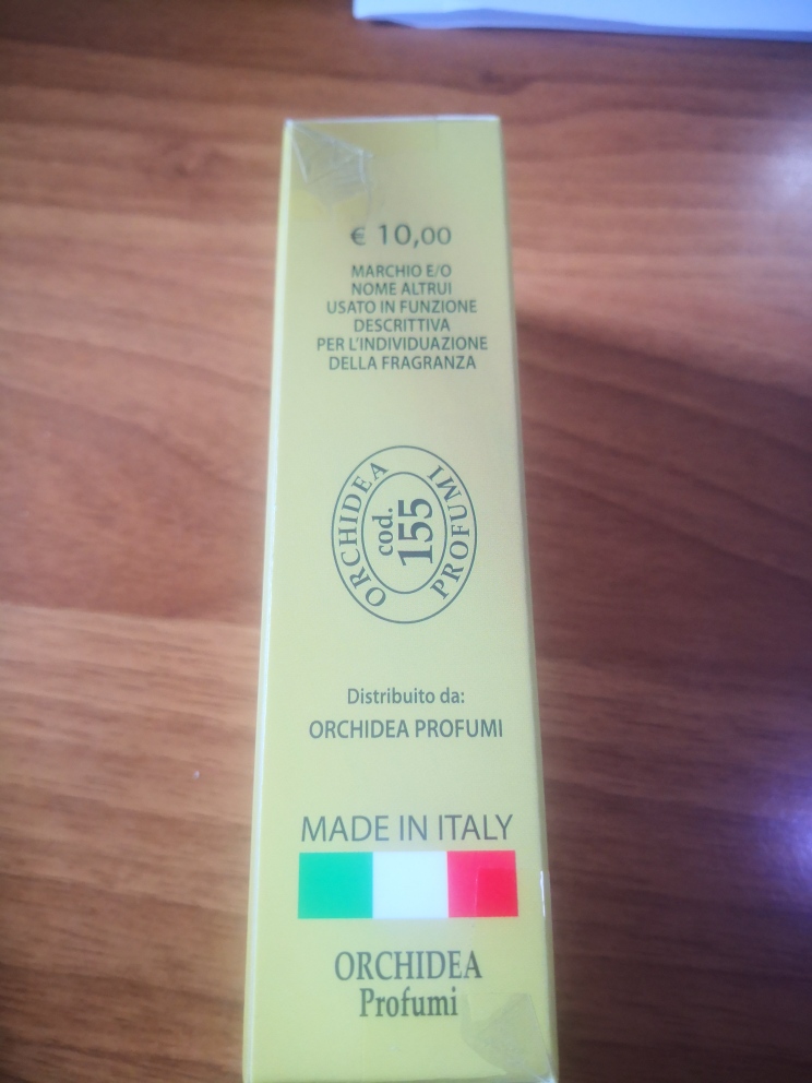 Official image of Perfume ; Orchidea Profumi ; Milione Laky published by OECD 5