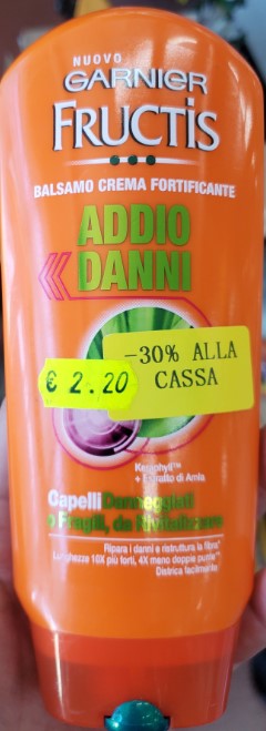 Official image of Hair conditioner ; Garnier ; Balsamo crema fortificante published by OECD 2
