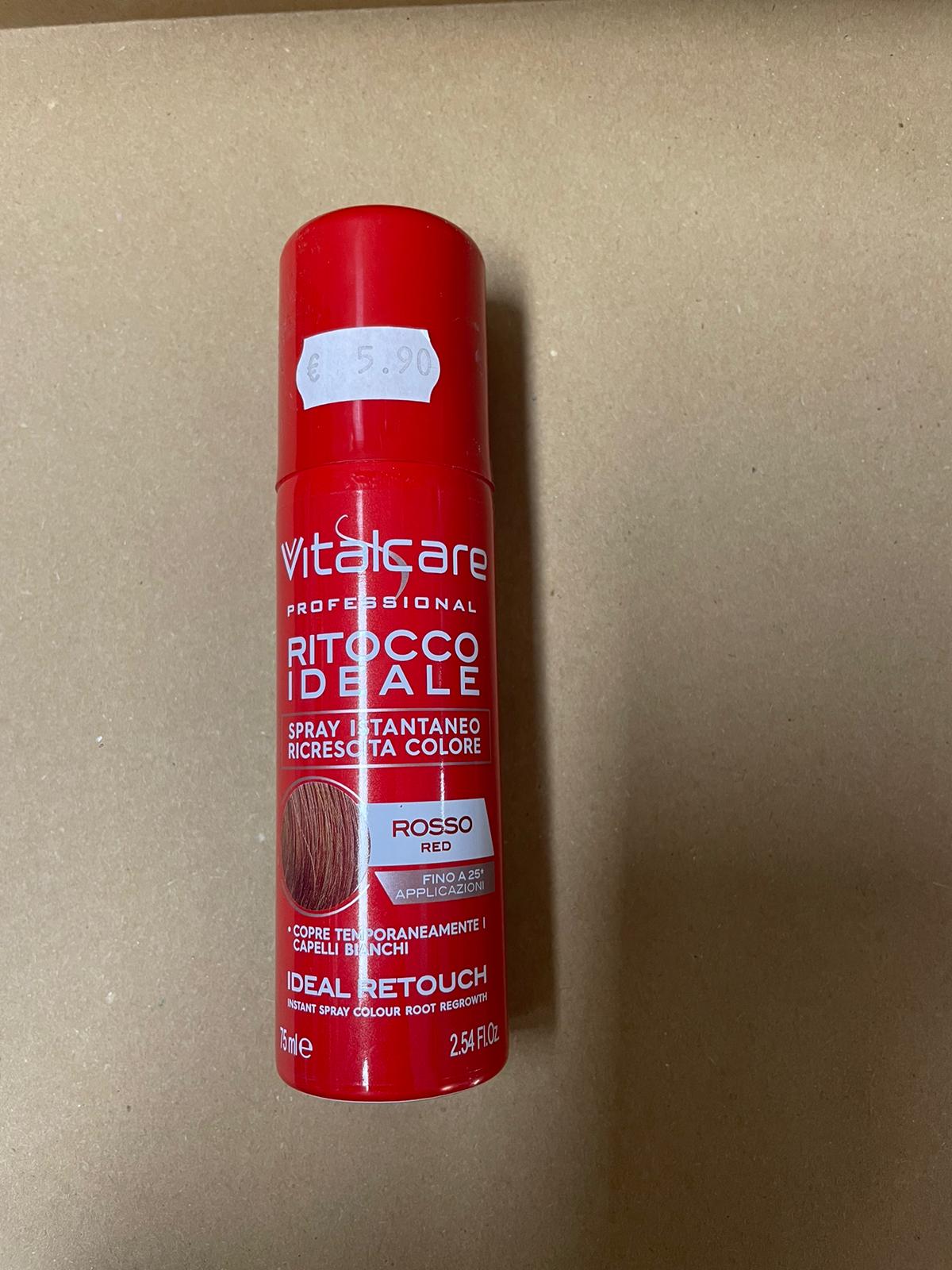 Official image of Hair spray ; Vitalcare ; Ritocco ideale rosso red published by OECD