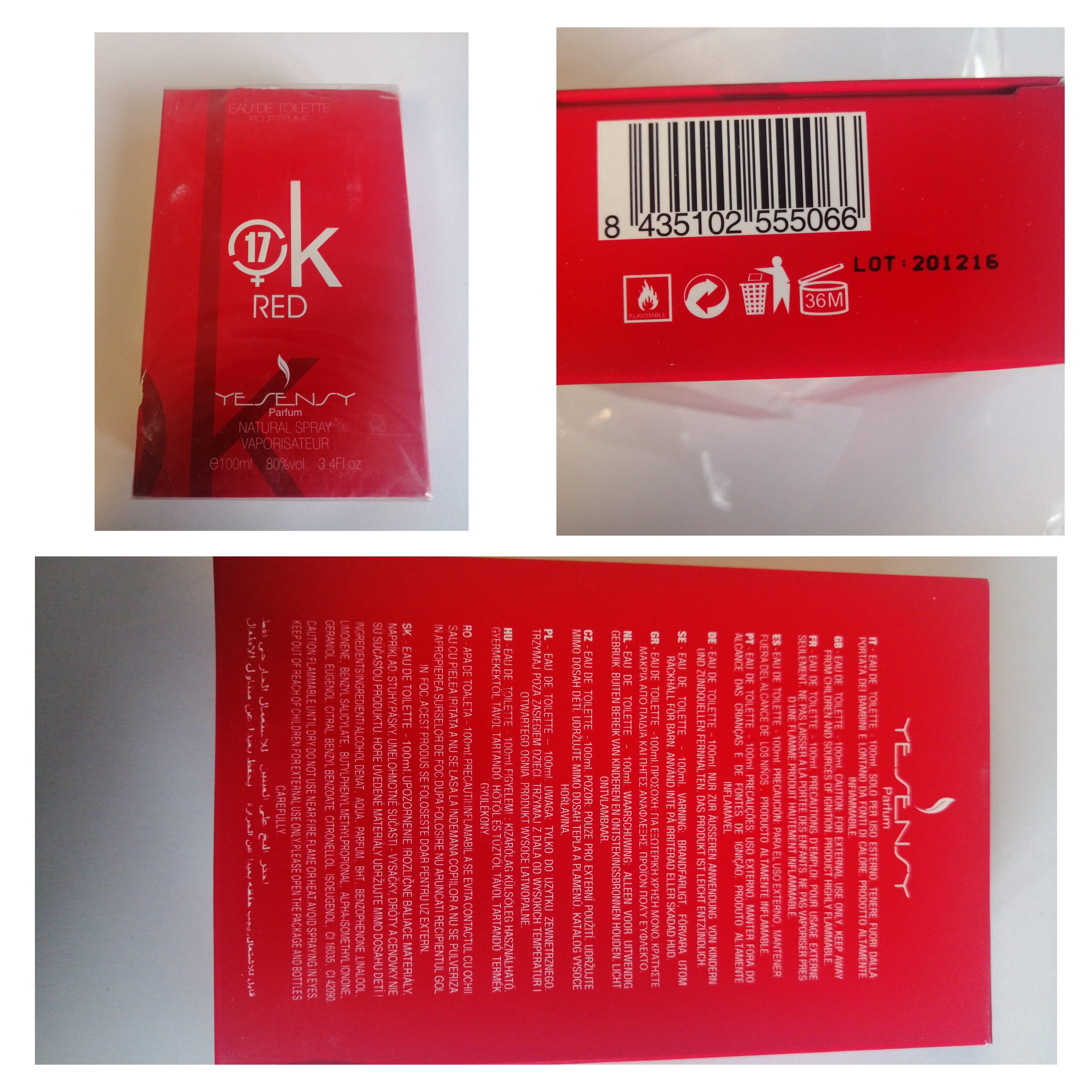 Official image of Perfume ; Tesensy ; 17K RED published by OECD