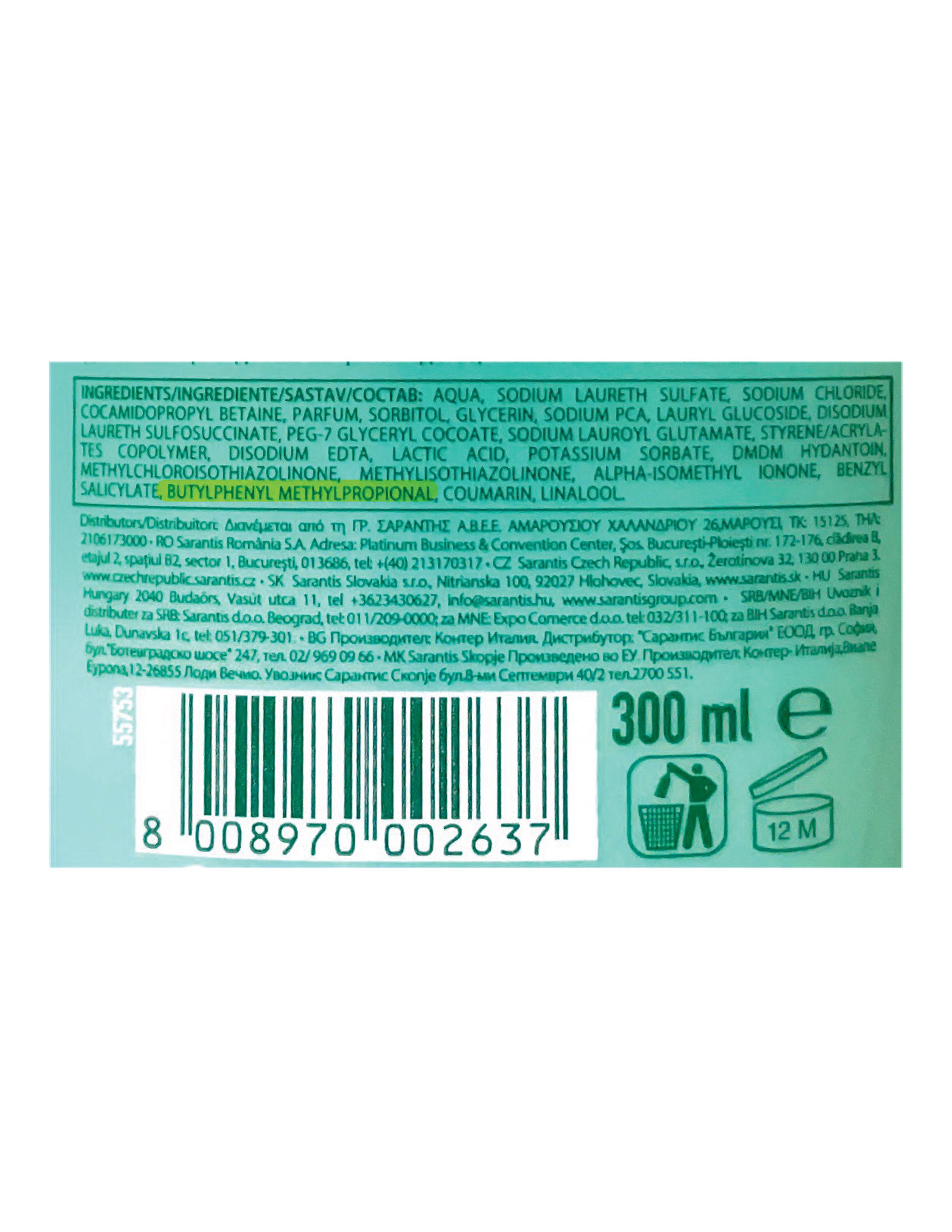 Official image of Liquid hand soap ; Vidal ; Sapone liquido idratante muschio bianco published by OECD 2
