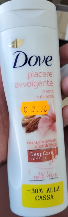 Official image of Body cream ; Dove ; Crema di mandorle e fiori di Ibisco published by OECD 4