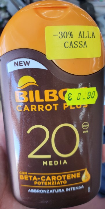 Official image of Sunscreen ; BILBOA ; Carrot Plus Latte solare protezione 20 media published by OECD 4