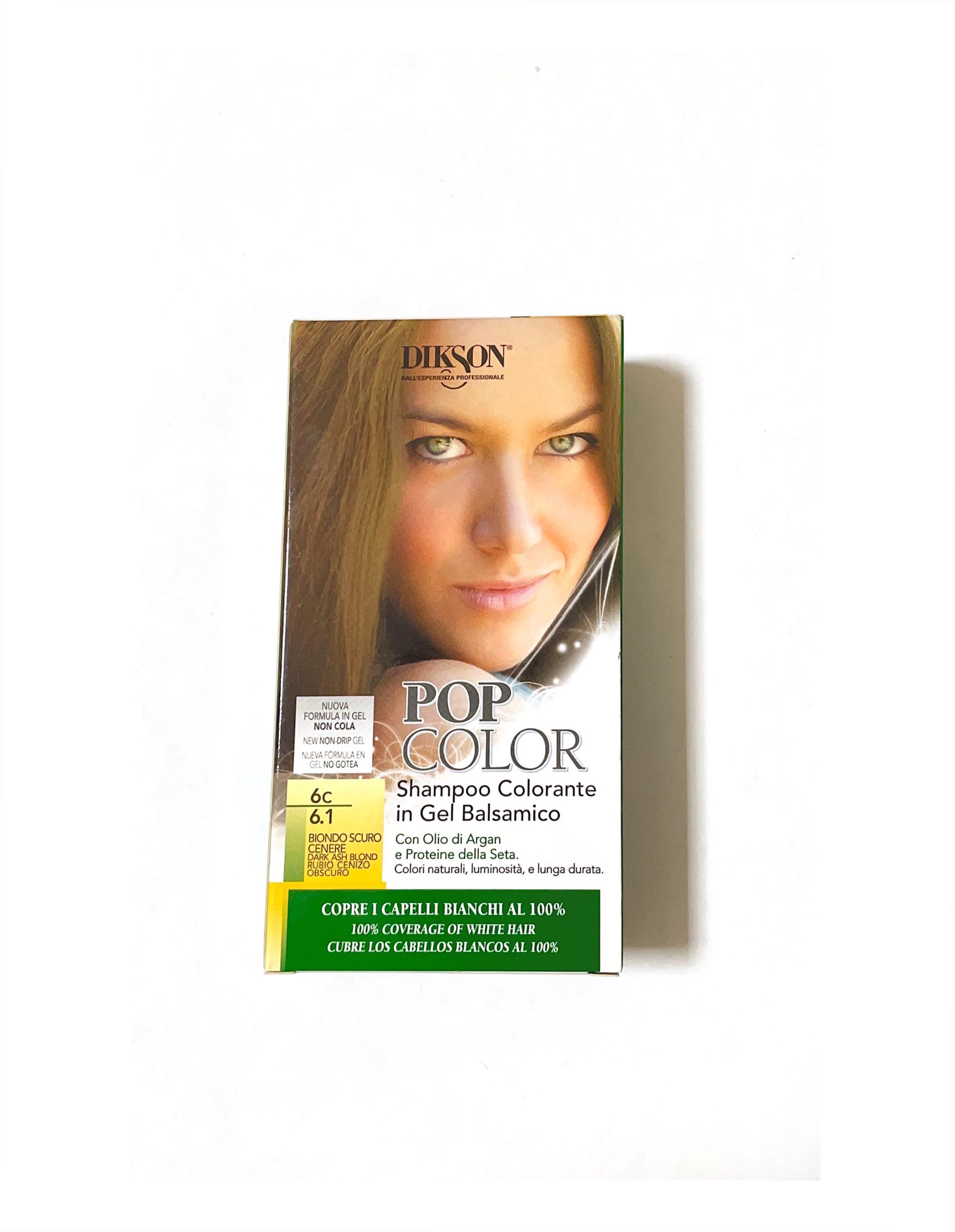 Official image of Hair dye set ; DIKSON ; POP COLOR Shampoo Colorante in Gel Balsamico published by OECD 7