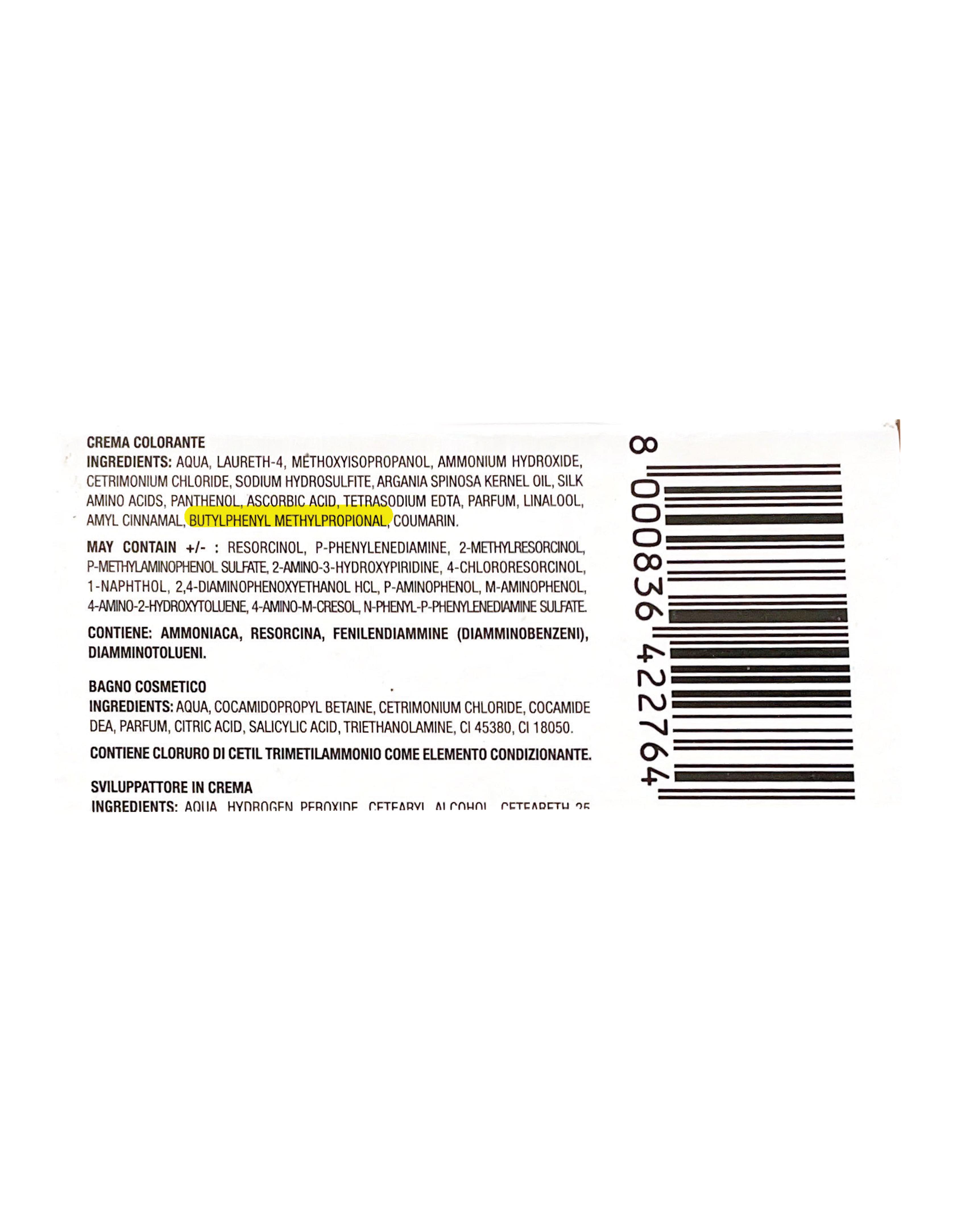 Official image of Hair dye set ; DIKSON ; POP COLOR Shampoo Colorante in Gel Balsamico published by OECD 8