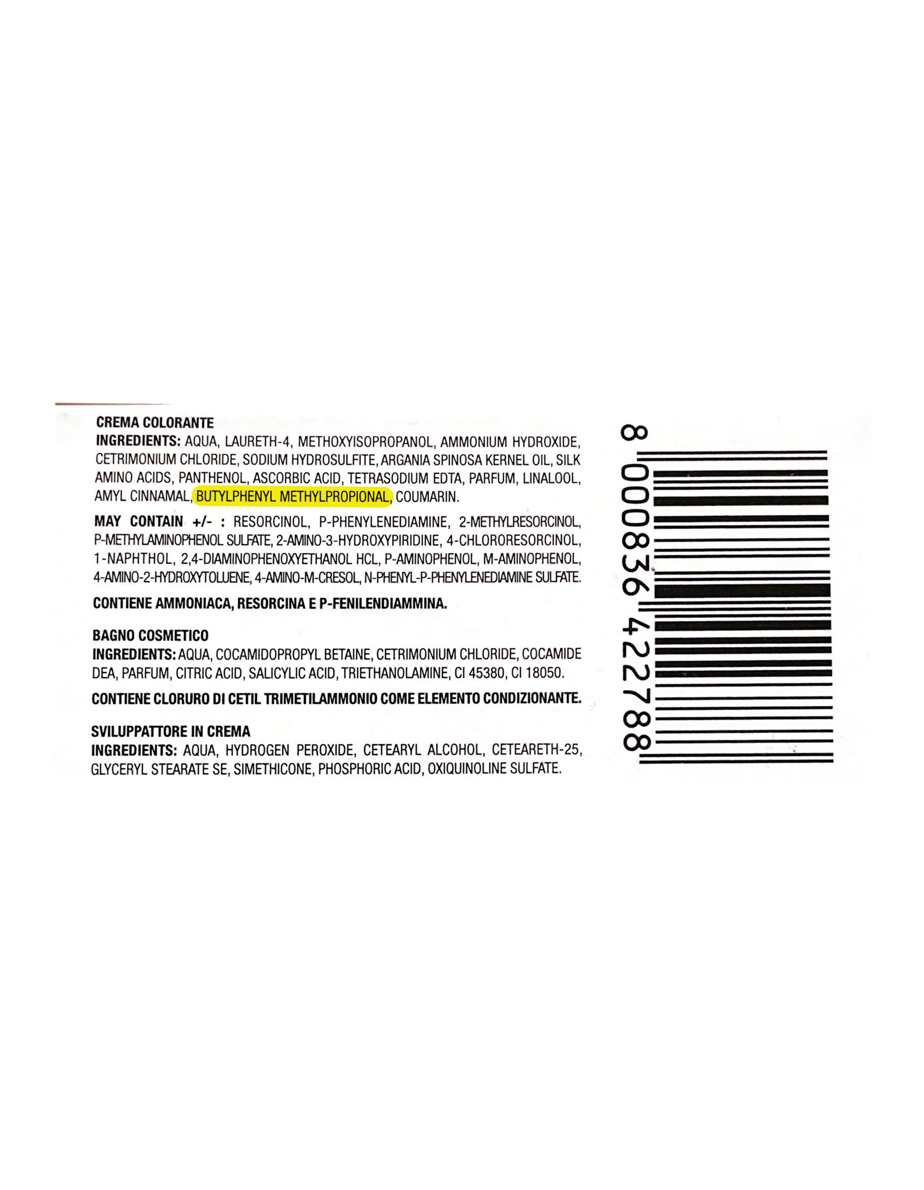 Official image of Hair dye set ; DIKSON ; POP COLOR Shampoo Colorante in Gel Balsamico published by OECD 4